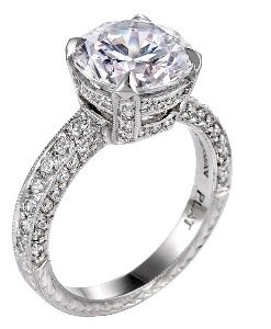 Exquisite diamond wedding rings