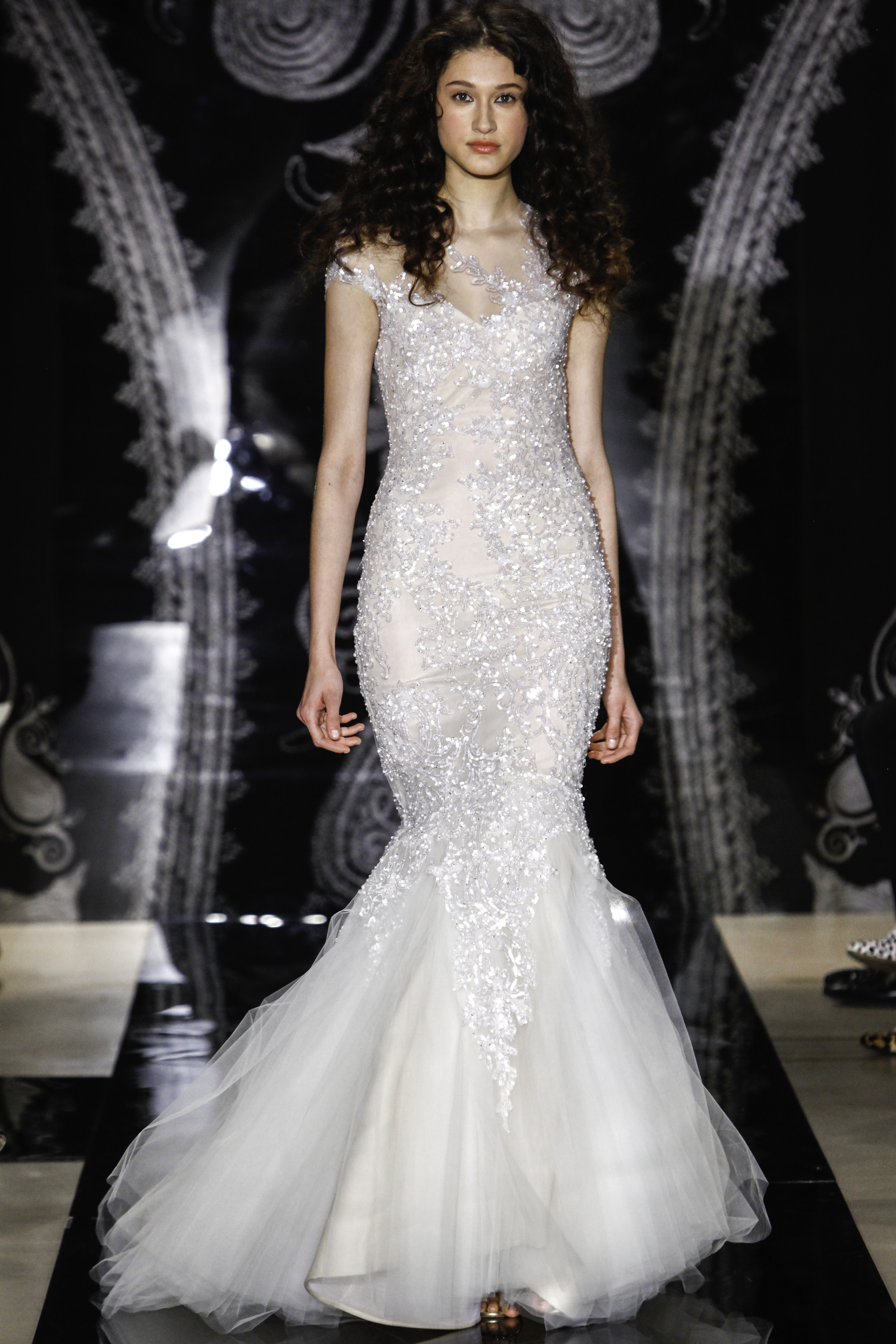 Wedding dress mermaid cut