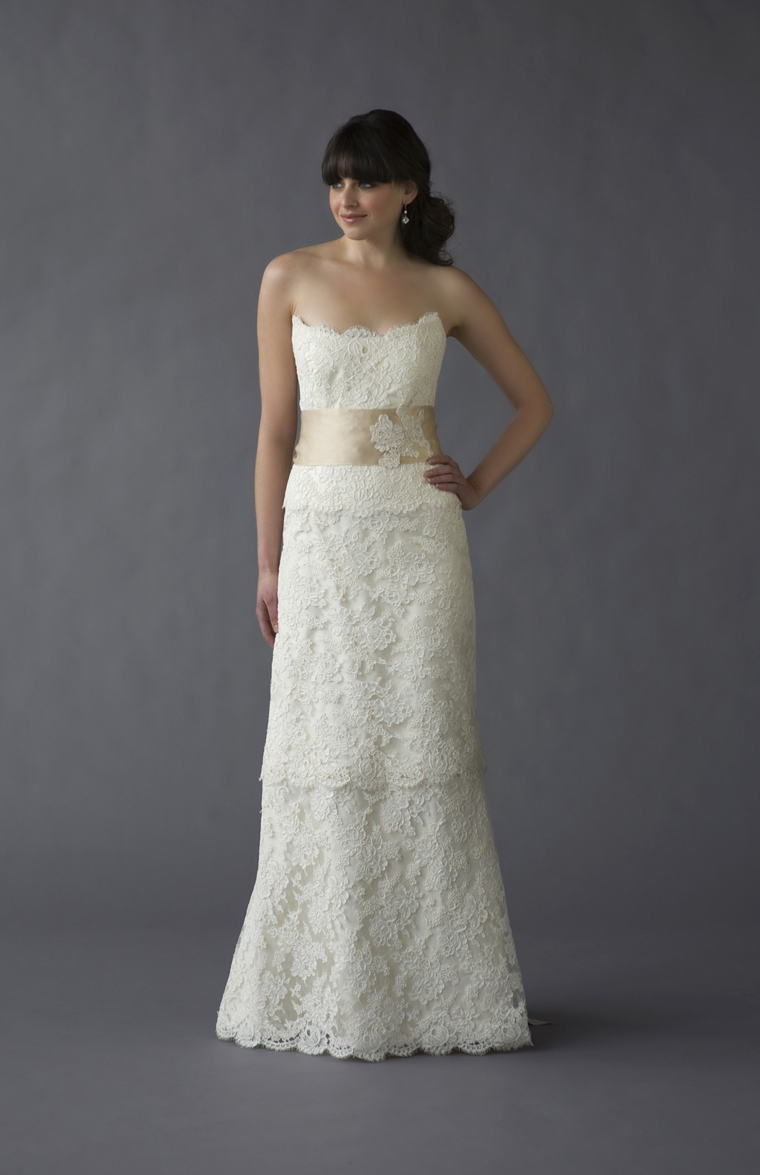 wedding dresses with no train