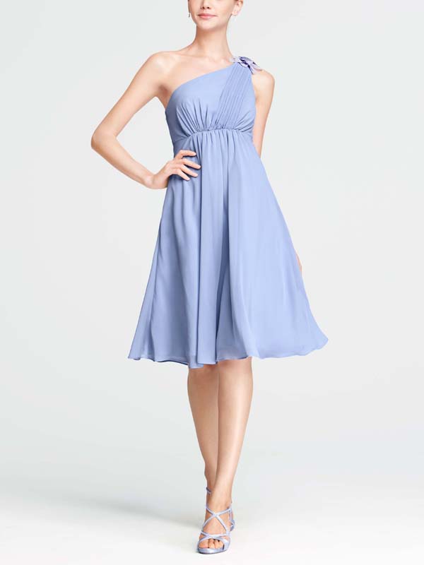 One-Shoulder Wedding Dresses, Beach Wedding Dresses, Fashion, blue, Beach, Flower, Bridesmaid, Empire, Short, Oleg cassini, One-shoulder, pleating, Short Wedding Dresses, sleevless, Chiffion One-Shoulder Wedding Dresses, Beach Wedding Dresses, Fashion, blue, Beach, Flower, Bridesmaid, Empire, Short, Oleg cassini, One-shoulder, pleating, Short Wedding Dresses, sleevless, Chiffion